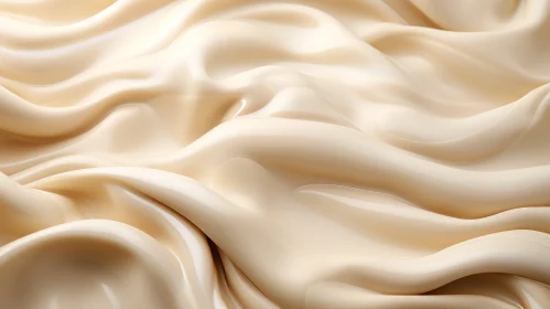 Smooth Creamy Liquid Surface in Light Beige