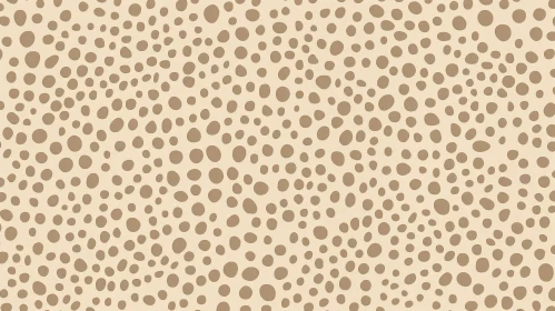 Polka Dots Pattern in Light Brown