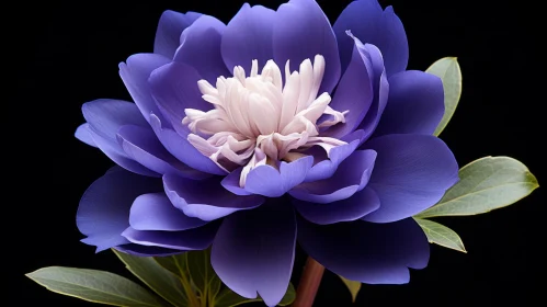 Dark Blue Petals Flower - Stunning Close-up View