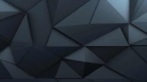 Dark Geometric Crystal Abstract Background