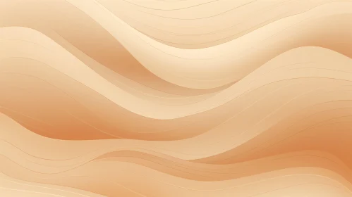 Warm-toned Abstract Orange Wavy Pattern Background