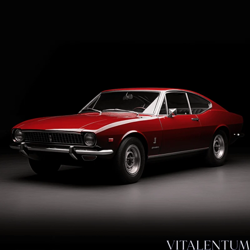 Enigmatic Classic Car: A Timeless Masterpiece AI Image