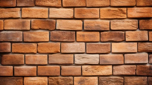 Rustic Orange-Brown Brick Wall Texture