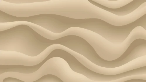 Seamless Wavy Pattern - Neutral Colors Background