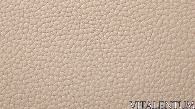 Luxurious Beige Leather Texture Close-Up AI Image