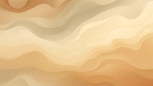 Flowing Abstract Background in Warm Tones