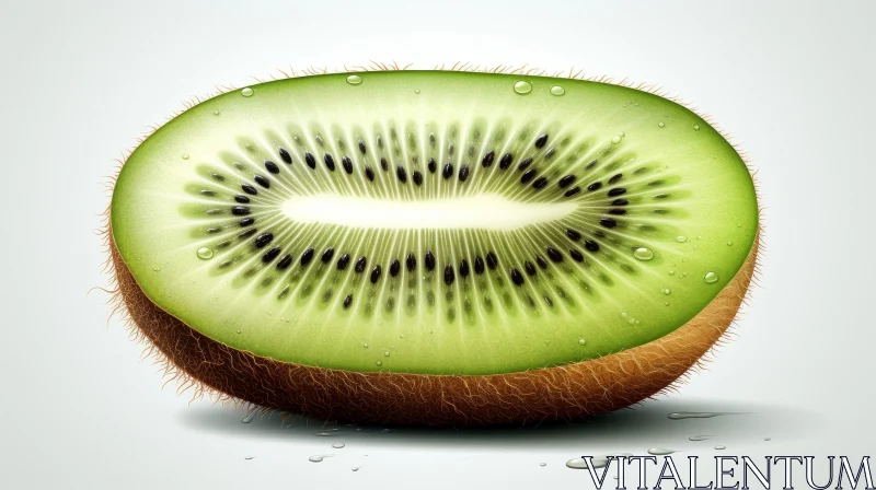 Fresh Kiwi Fruit Photo AI Image