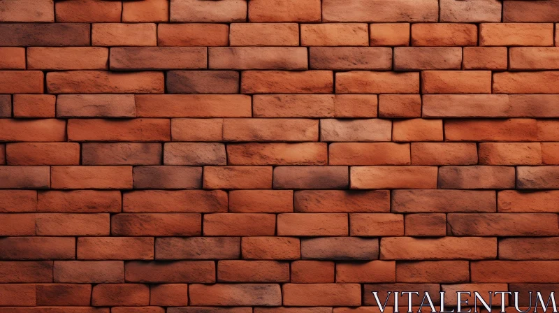 Red Brick Wall Texture Pattern Photo AI Image