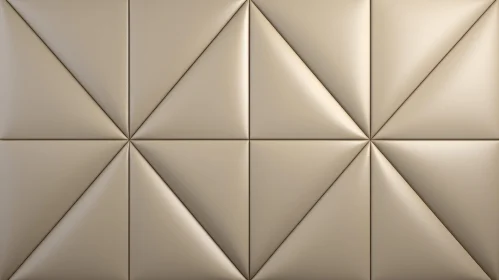 Luxurious Beige Leather Diamond Wall Panel