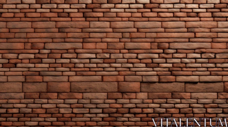 Rustic Red Brick Wall Texture for Design Inspiration AI Image