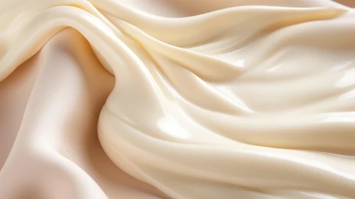 Creamy Beige Smooth Texture Close-Up