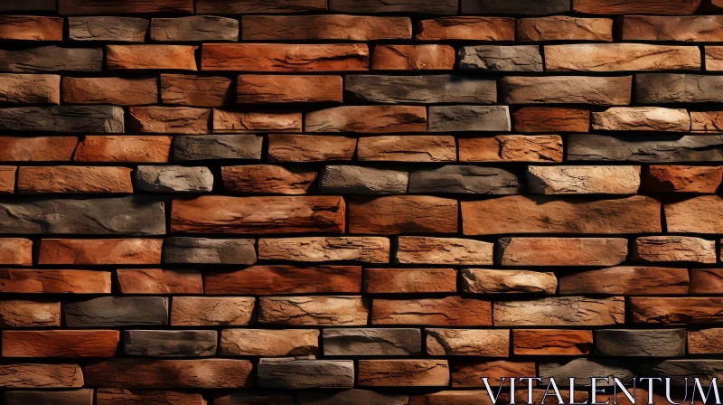 AI ART Detailed Brick Wall Texture - High-Quality Image