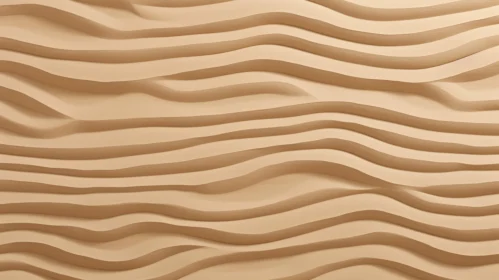 Tranquil Beige Wavy Pattern