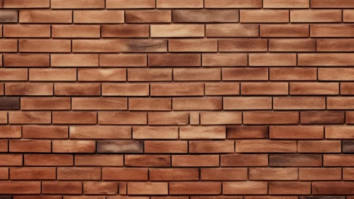 Red Brick Wall with Stretcher Bond Pattern