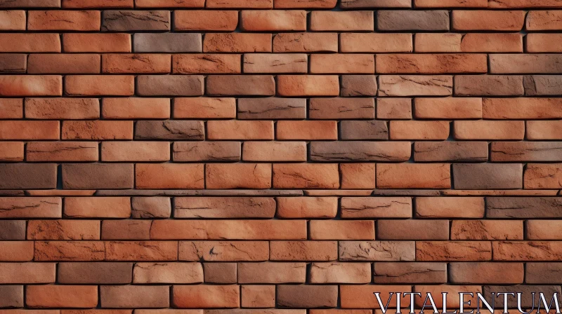 Rustic Brick Wall Texture: Shadows & Highlights AI Image