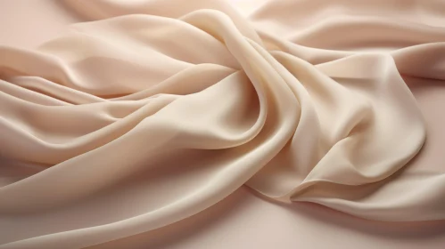Elegant Beige Silk Fabric Texture