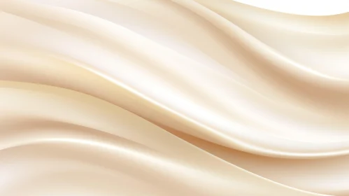 Cream Silk Fabric Illustration - Elegant Seamless Design