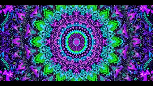 Colorful Kaleidoscope Pattern - Abstract Art Design