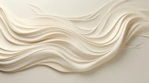 White Organic Wavy Surface Texture