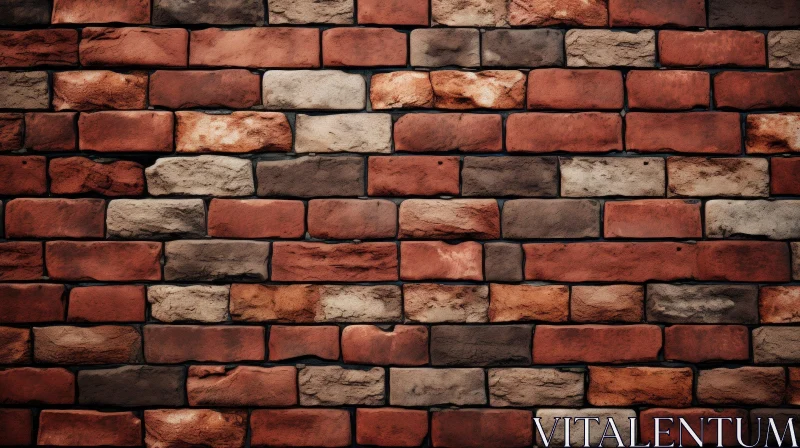 Rustic Brick Wall Texture for Artistic Creations AI Image