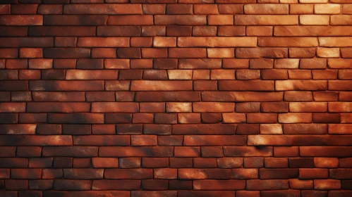 Rustic Red Brick Wall Texture Photo