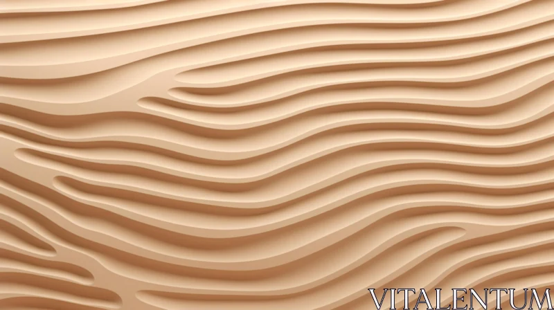 AI ART Clean Beige Wavy Pattern for Design Projects