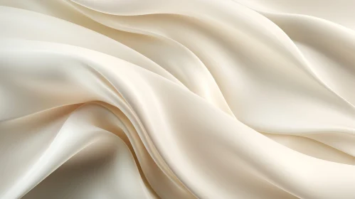Luxurious Cream Silk Fabric Texture