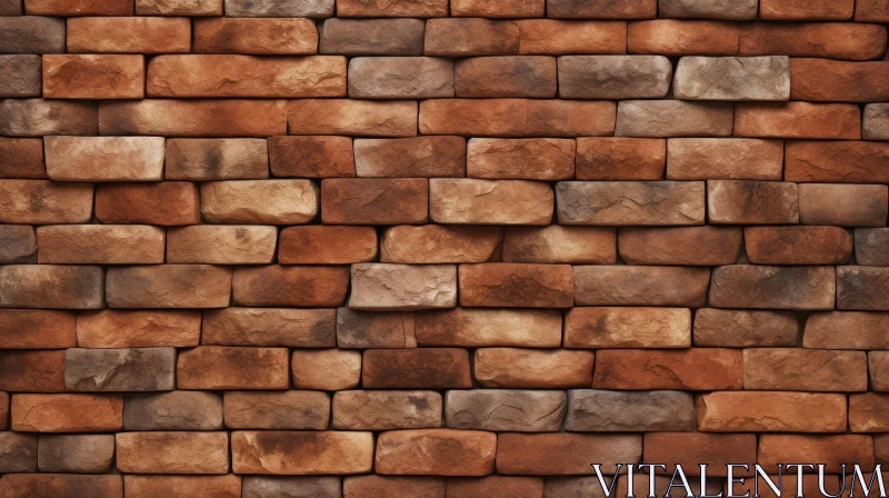 Stunning Brick Wall Texture Close-Up AI Image