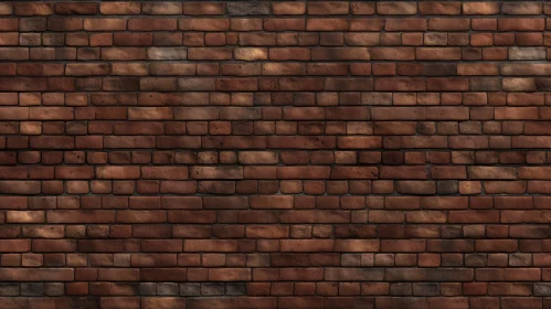 Red Brick Wall Texture - Shadows and Aged Appearance