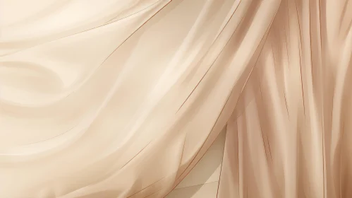 Elegant Beige Silk Fabric Pattern