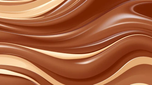 Rich Brown Chocolate Liquid - Depth and Indulgence