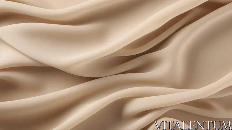 AI ART Elegant Beige Silk Fabric Texture