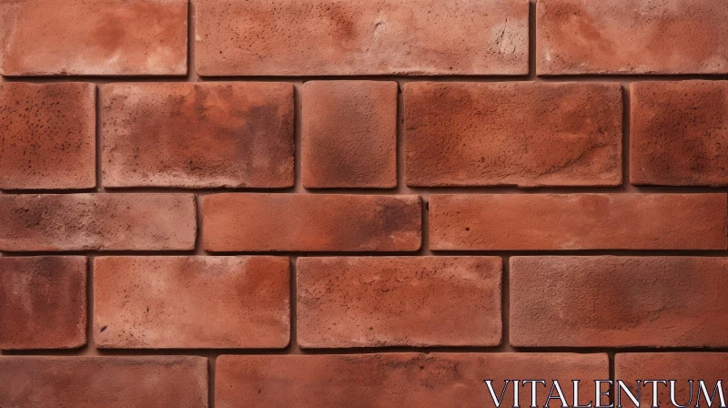 Red Brick Wall Pattern - Striking Design AI Image