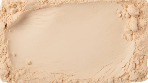 Soft Beige Face Powder Texture Close-Up