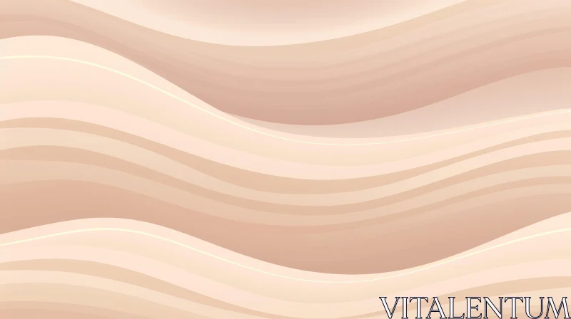 Wave Pattern Neutral Background AI Image