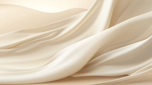 Cream Silk Cloth Texture - Soft Luxurious Background