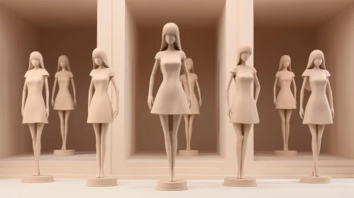 Mannequins in Motion: Intriguing 3D Rendering