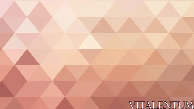Brown Gradient Triangular Mosaic | Warmth and Energy AI Image