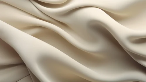 Elegant Beige Silk Fabric Close-Up