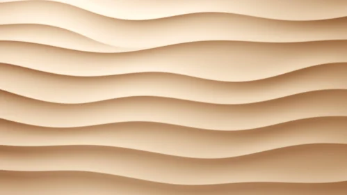 Beige Seamless Wavy Pattern - Calming Effect