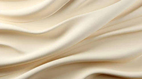Luxurious Cream Silk Fabric Texture