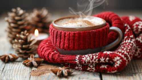 Cozy Hot Chocolate Scene