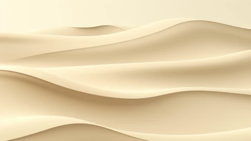 Desert Sand Dunes 3D Rendering