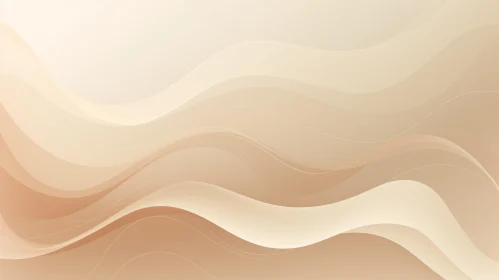 Brown Gradient Curved Lines Background