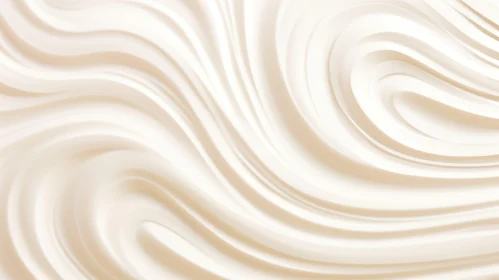 Creamy Waves: A Tranquil Close-Up
