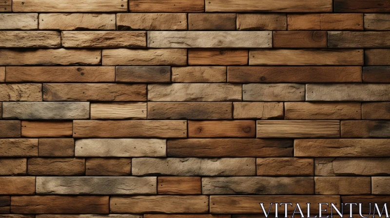 Weathered Wooden Wall | Rustic Texture Design AI Image