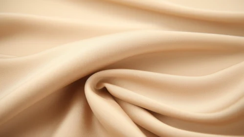 Beige Silk Fabric Close-Up | Abstract Pattern
