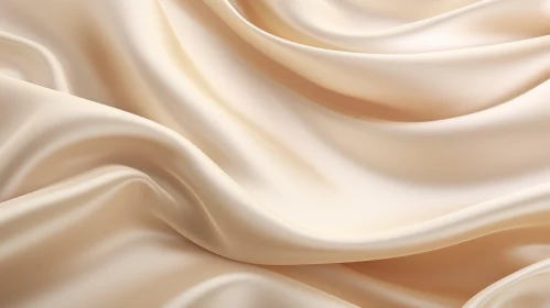 Cream Silk Fabric Texture - Elegant Background Design