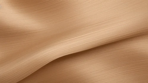 Beige Silk Fabric Texture with Flowing Waves