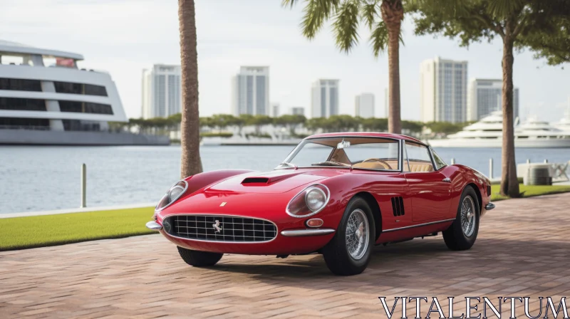 Captivating Vintage Sports Car: 1950 Ferrari Scuderia | Iconic American Design AI Image